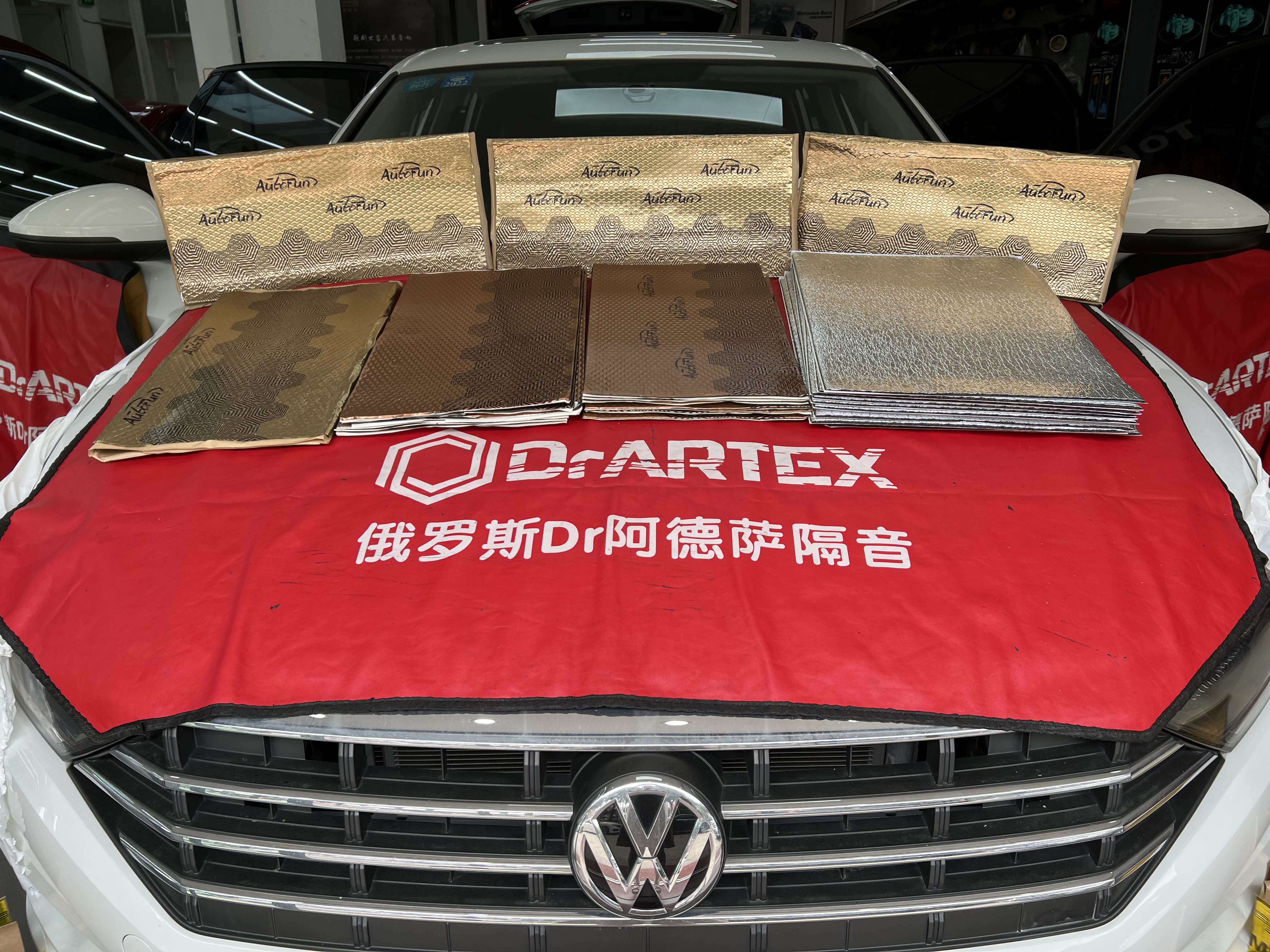 大众速腾隔音升级阿德萨 ...