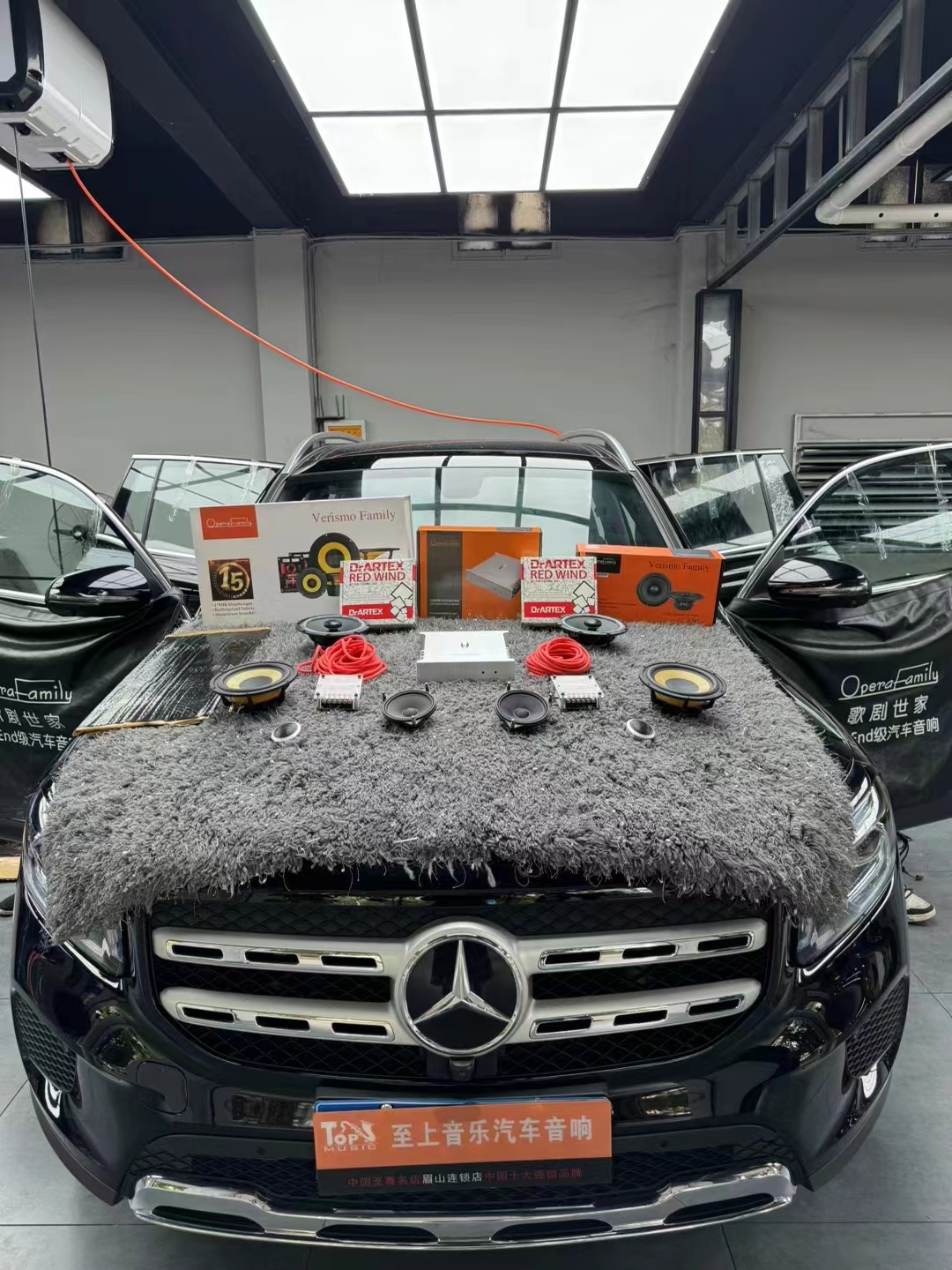 奔驰GLB200音响升级