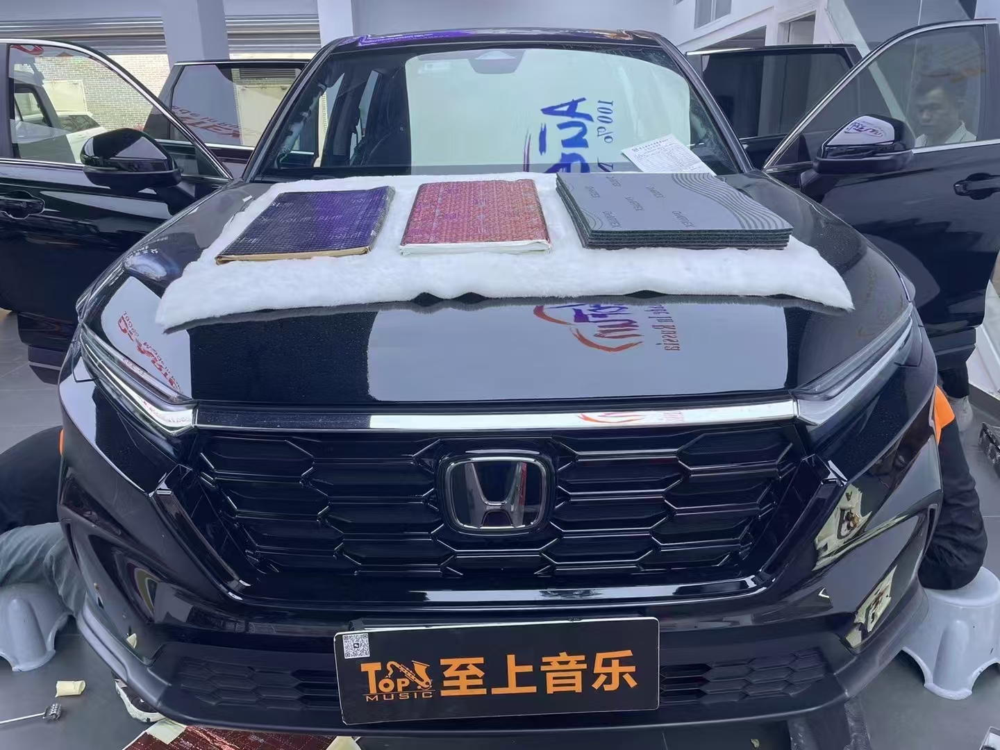 本田CRV四门四轮隔音