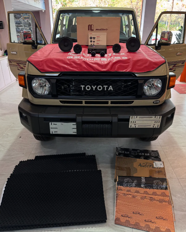 兰德酷路泽音响隔音升级，从细节处聆听美好