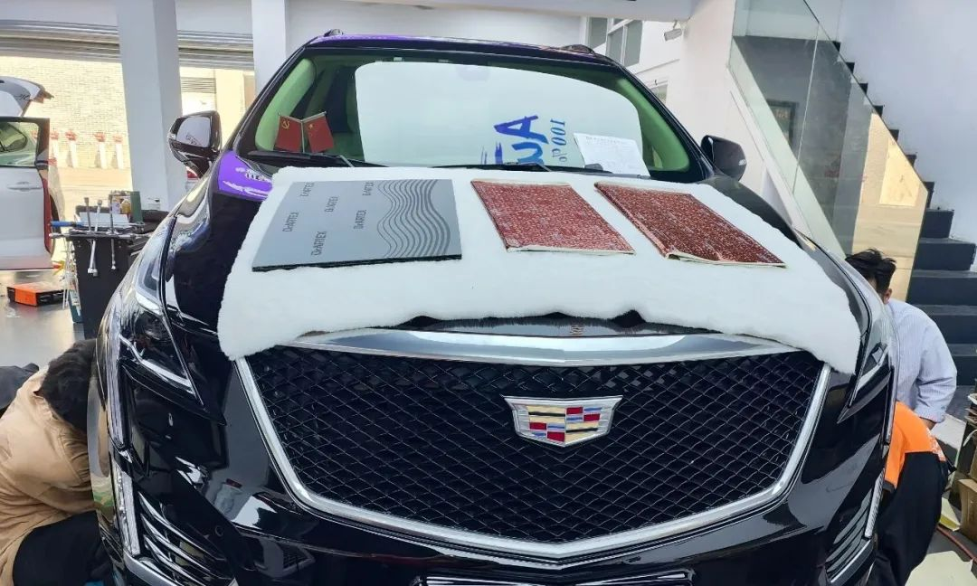 凯迪拉克XT5四轮隔音,降低胎噪路噪